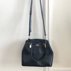 Coach Navy Leather Purse